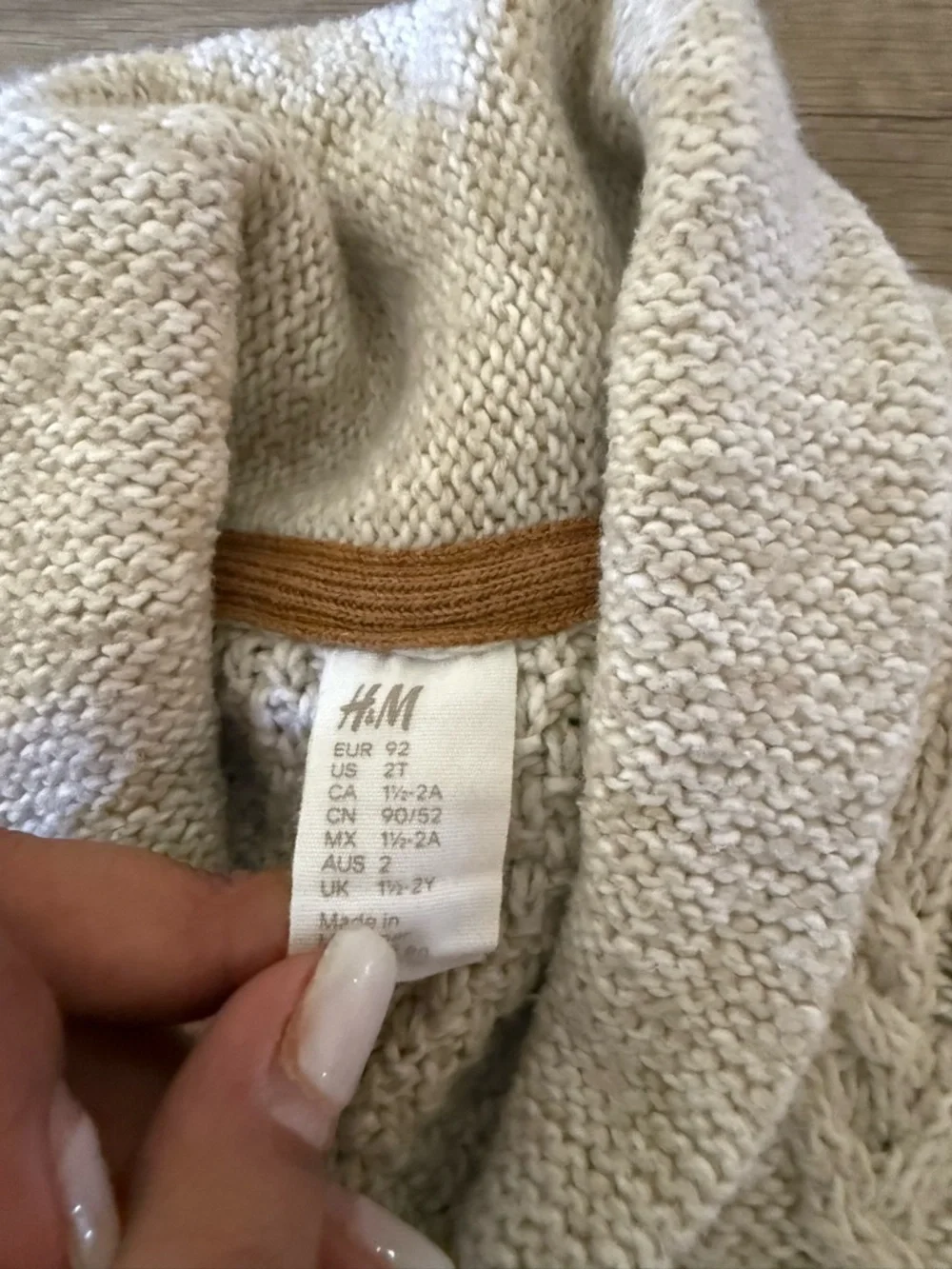 H&M boy cardigan